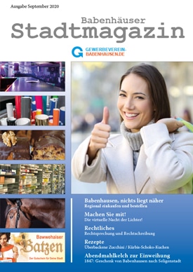 Stadtmagazin September 2020