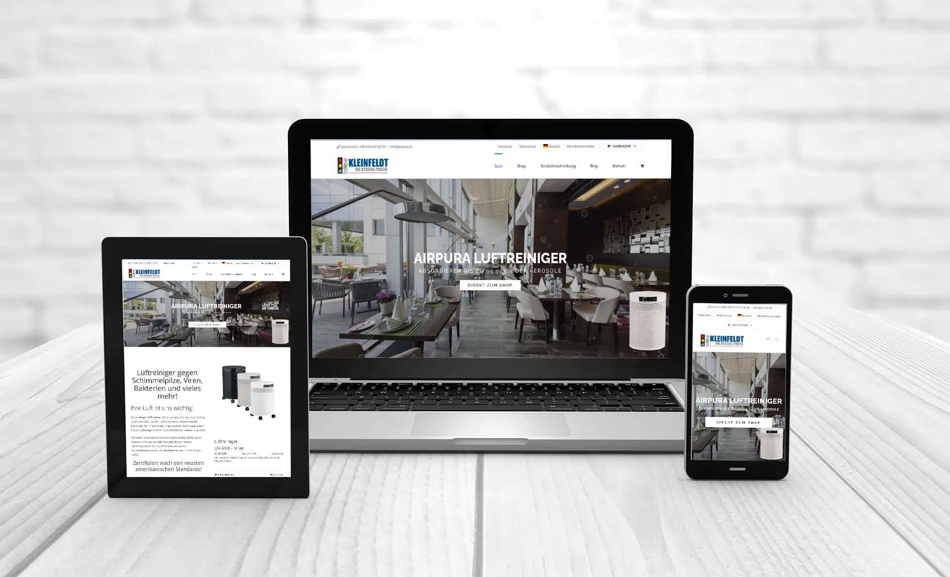 Webdesign Schwarzer-Knick 4 Referenzen_ Airpura