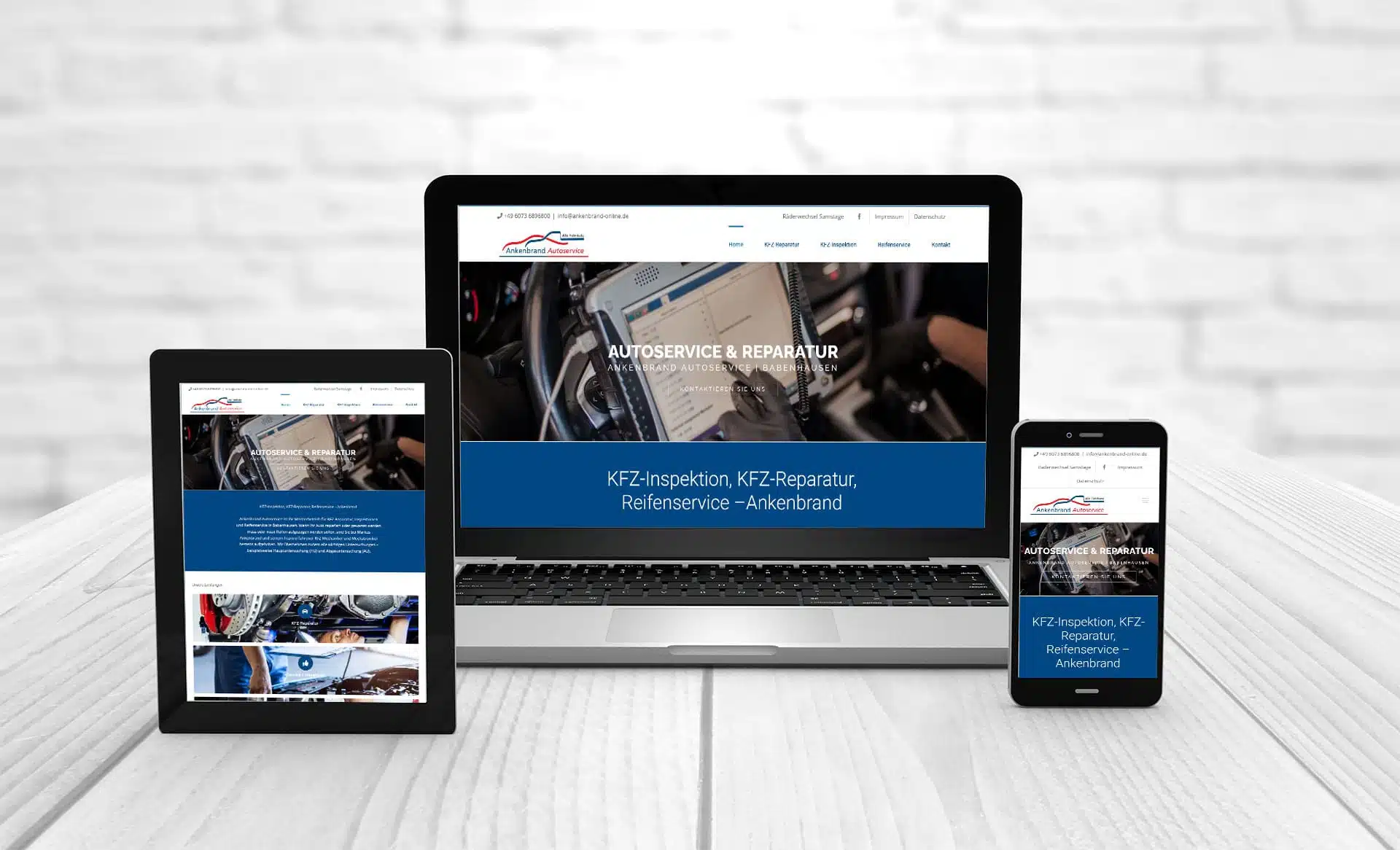 Webdesign Schwarzer-Knick 5 Referenzen Ankenbrand