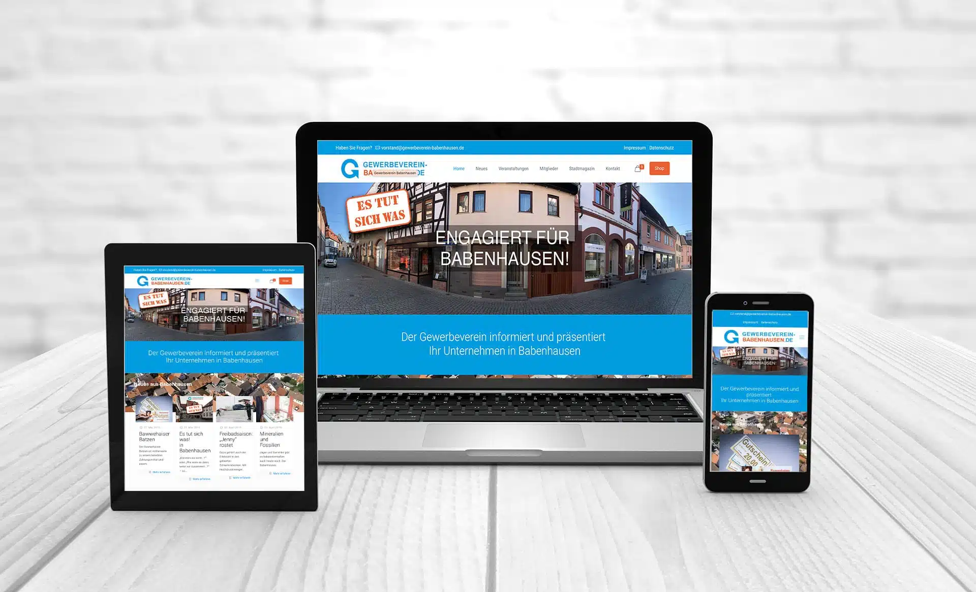 Webdesign Schwarzer-Knick 10 Referenzen Gewerbeverein-Babenhausen