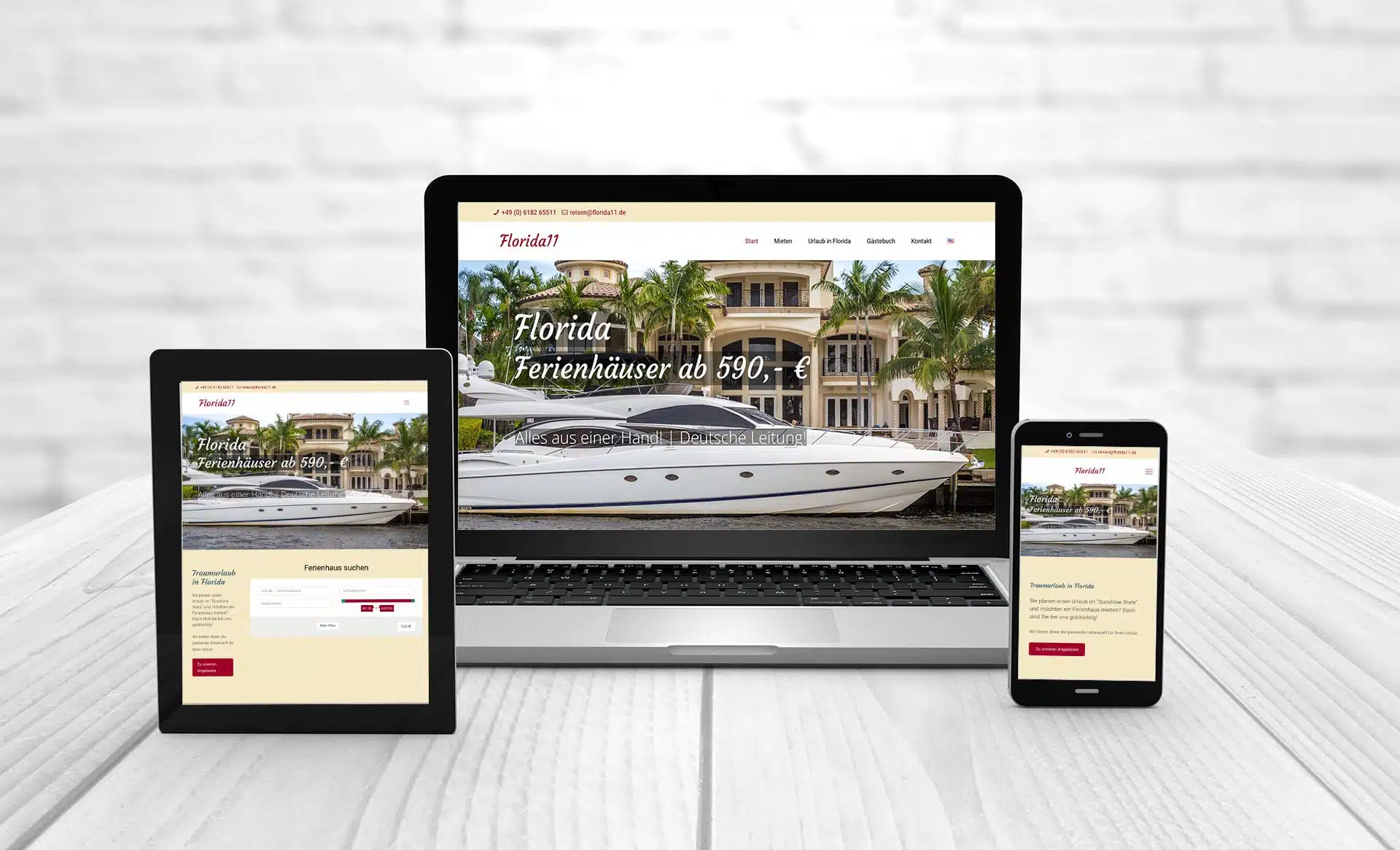 Webdesign Schwarzer-Knick 9 Referenzen ferienhaus-florida