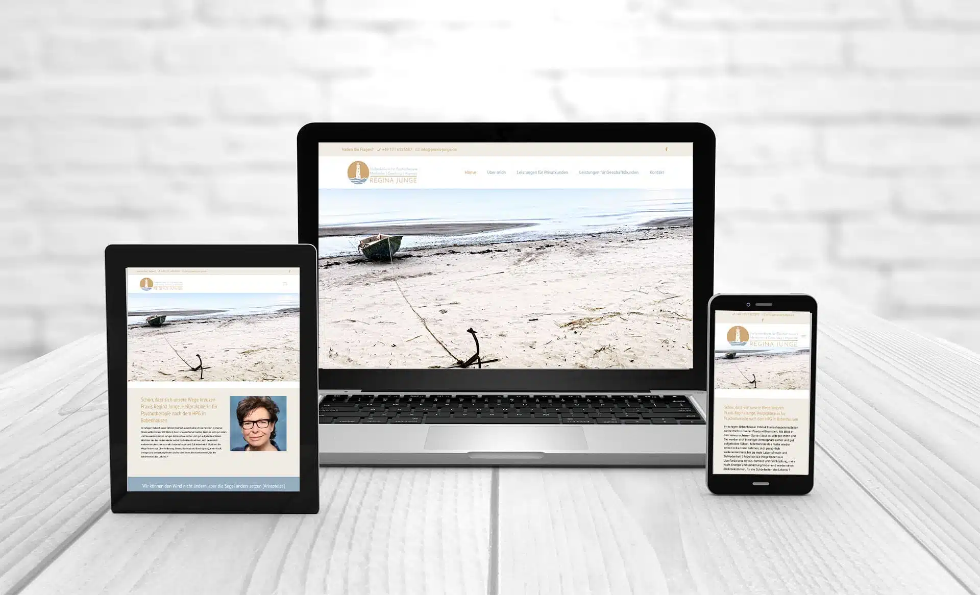 Webdesign Schwarzer-Knick 16 Referenzen praxis-junge
