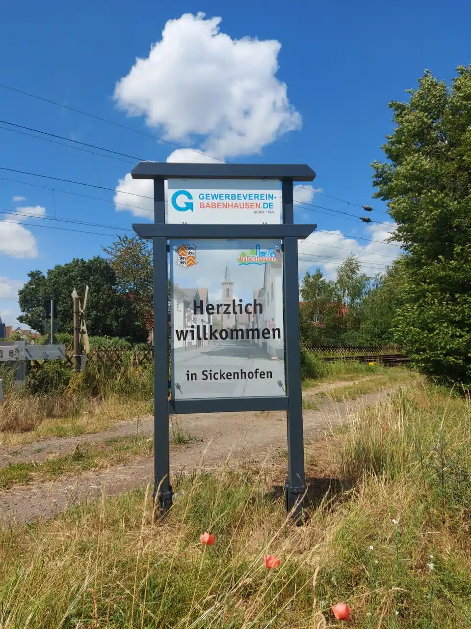 Neue Ortseingangsschilder in Babenhausen, Sickenhofen und Hergershausen 8 PHOTO 2021 06 21 16 45 04