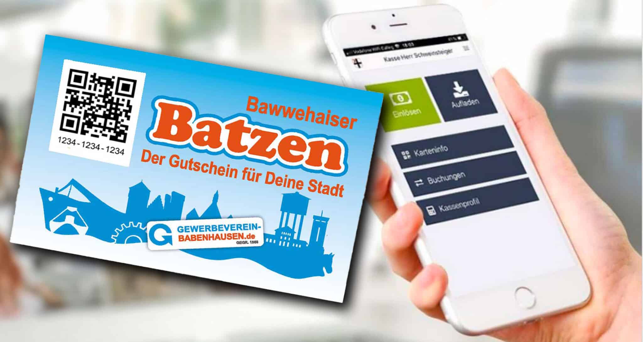 Der Bawwehaiser Batzen – also der Gutschein vom Gewerbeverein Babenhausen e. V.